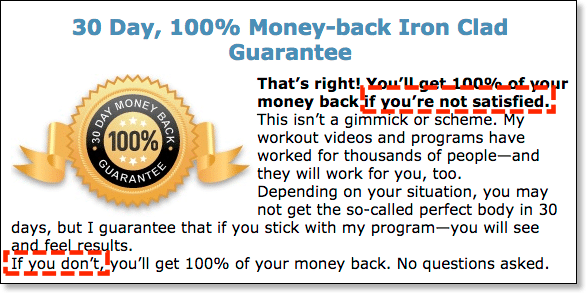 Negative guarantee example 3