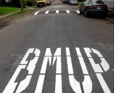 Road painting service brochure image